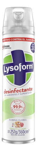 Desinfectante De Ambientes Lysoform Bebé En Aerosol 360ml