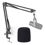 Sunmon Shure Mv7 - Soporte De Micrófono Con Brazo De Brazo C