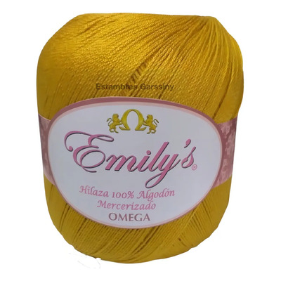 Hilaza Emily's Omega 100% Algodón Bola De 150g Color Oro | MercadoLibre