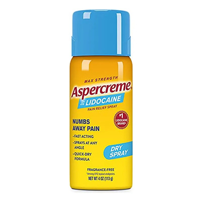 Aspercreme Max Strength Lidocaine Pain Relief Dry Spray 4 Oz | Envío gratis