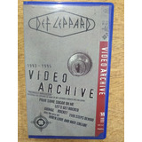 Def Leppard  Video Archive  Vhs  Importado Usa
