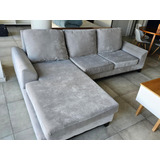 Sillon En L Grande Gris