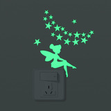 Genial Set De Stickers Tinkerbell Brillan En La Obscuridad