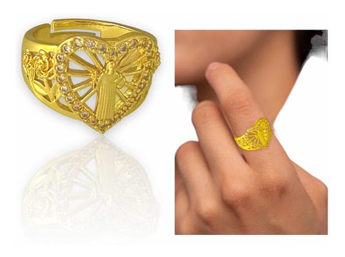 Anillo Oro Rosa18k Lam. Compromiso 