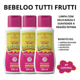 Kit 3 Bebeloo Aroma Tutti Frutti P/ Adultos Sabonete Íntimo!