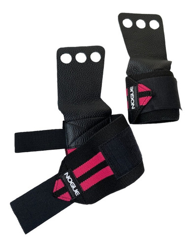 Grip Hand Crossfit Par Luva Com Munhequeira - 3 Furos Nogue