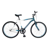 Bicicleta Mtb Wolf R26 1v. Frenos V Azul Tornasol/blanco Tamaño Del Cuadro Único