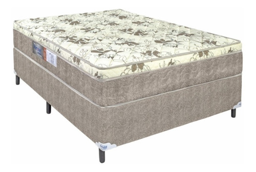 Cama Box Portobel Orthopedic D33  Casal De 188cmx138cm Bege