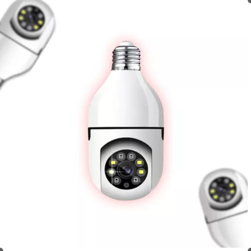 2 Câmeras Wifi Ip 360 Giratoria Lampada Para Casa Hd Noturna