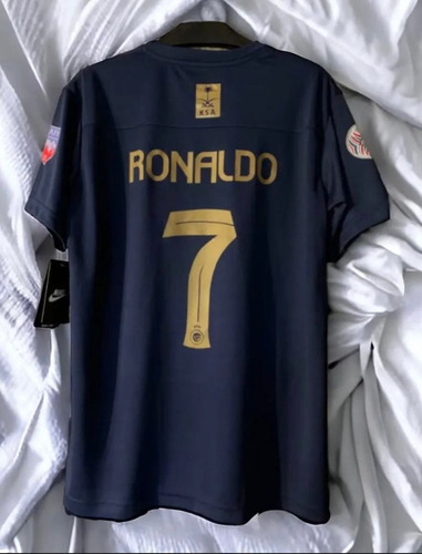 Camiseta Cristiano Ronaldo Al Nassr 7 2023 Azul Oscuro