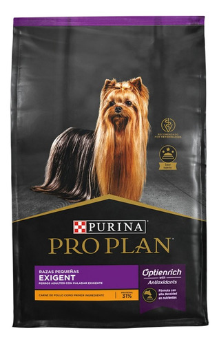 Proplan Exigent Para Perros Raza Pequeña 7,5 Kg Saco