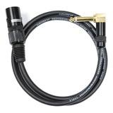 Cable Macho Xlr Audio2000's C17003 De 3 Pies Ángulo Re...