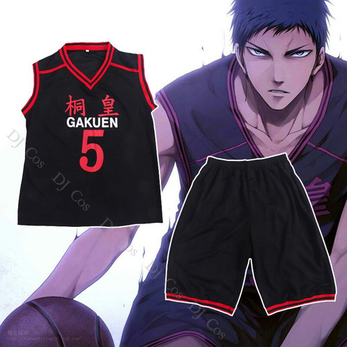 Disfraz De Cosplay De Daiki Aomine Basketball Kuroko's #5