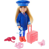 Barbie Chelsea Azafata C/ Accesorios Original Mattel Premium