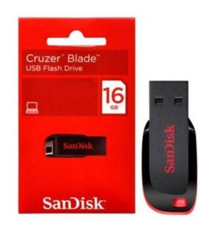 Pen Drive Sandisk 16gb Cruzer Blade Usb 2.0 Pendriver Driver