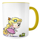 Taza Disney Princesa Rapunzel Y Pascal 