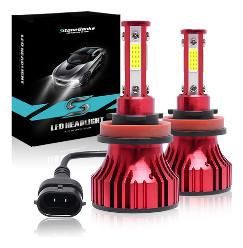 Kit De Faros Delanteros 4 Lados Led 9005 9006 H7 H11 24000lm