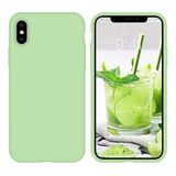 Funda Zvastt Para iPhone XS/x 5.8 (verde Claro)