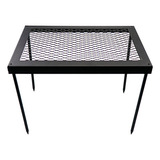 Mesa Para Parrilla De Mesa Plegable Y Portátil, Soporte, Par