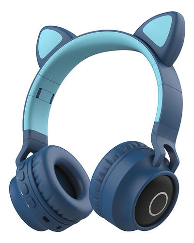 Lindos Auriculares Bluetooth Con Diseño De Orejas De Gato