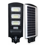 Lámpara Led Solar Alumbrado Público 90w Sin Sensor C/soporte