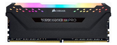 Memoria Ram Vengeance Rgb Gamer Color Negro 8gb 1 Corsair Vengeance Cmw8gx4m1e3200c16