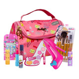 Necessaire Maleta Maquiagem Infantil Completa Rubys Pincéis