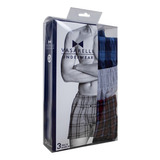 Boxer Ropa Interior Paquete Con 3 Pzs Para Hombre Vasarelli