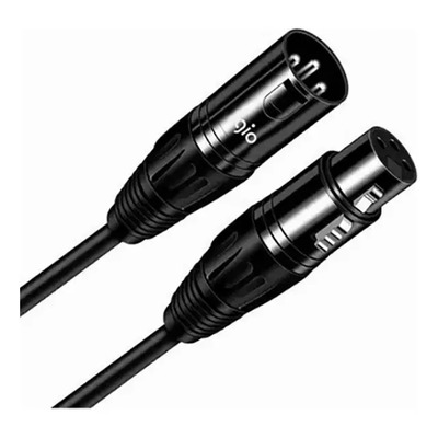 Gio Cable Micrófono Xlr Balanceado Canon 10 Metros Reforzado | MercadoLibre