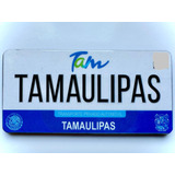 Tamaulipas Imán Refrigerador Nevera Placa Vehículo Souvenirs