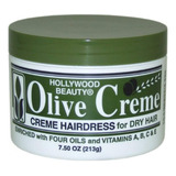 Hollywood Beauty Peluqueria Crema De Oliva, 7.5 Onzas