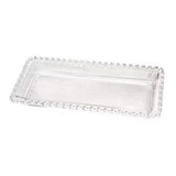 Travessa Oval De Cristal Coração Lyor - 25cm X 13 X 2,50cm