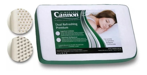 Almohada Cannon Dual Refreshing Premium Confort Carlos