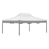 Gazebo Autoarmable 3x4.5 M Blanco Estructura Acero + Bolso