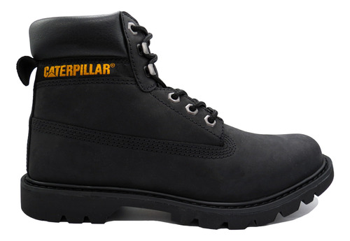 Borcegos Caterpillar Cuero Hombre Botas Cordones Colorado