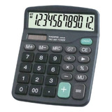 Calculadora Electrónica Pacific 12 Dígitos Pac01120 Color Negro