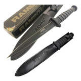 Cuchillo Daga Rambo First Blood Tactico Pelicula Doble Filo