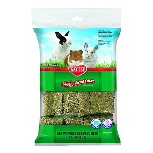 Kaytee Natural Timothy Hay Cubos Para Conejos Y Animales Peq