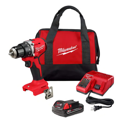 Taladro Milwaukee M18 3601-21p Kit Rojo Inalámbrico Rojo | Meses sin interés