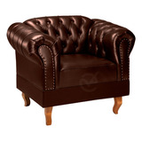 Poltrona Decorativa Duque Clássica Chesterfield  Capitonê  