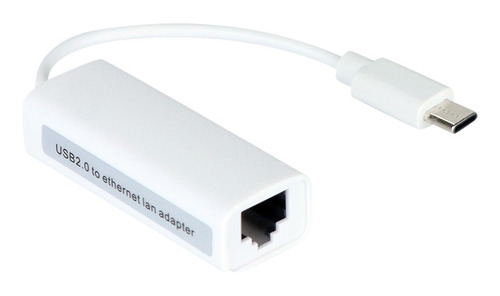 Adaptador De Red De Computadora Ethernet Usb 3,1 Tipo C, 100