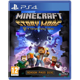 Juego Minecraft Story Mode Ps4 Fisico Sellado