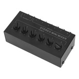 Minimezclador Estéreo Con Control De Volumen Independiente D