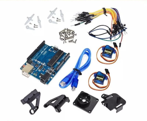 Kit Para Arduino Uno Servos Basico 0101 Emakers