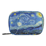 Starry Night Van Gogh - Estuche Organizador De Pastillas Par
