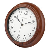 Reloj De Pared Crosstime Retro Vintage, Silencioso, 30 Cm