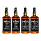 Whiskey Jack Daniels No.7 1 L - Kit Com 4 Unidades