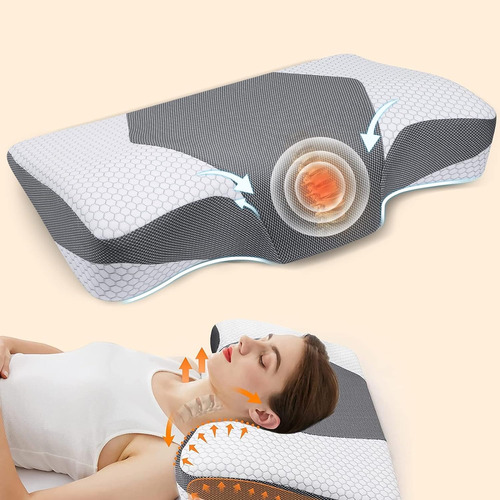 Almohada Ortopedica Cervical De Espuma Viscoelástica