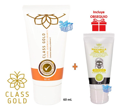 Crema Dermoaclarante Class Gold - mL a $832