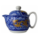 Tetera  De Porcelana China, 12 Onzas, Infusor De Malla  Tts